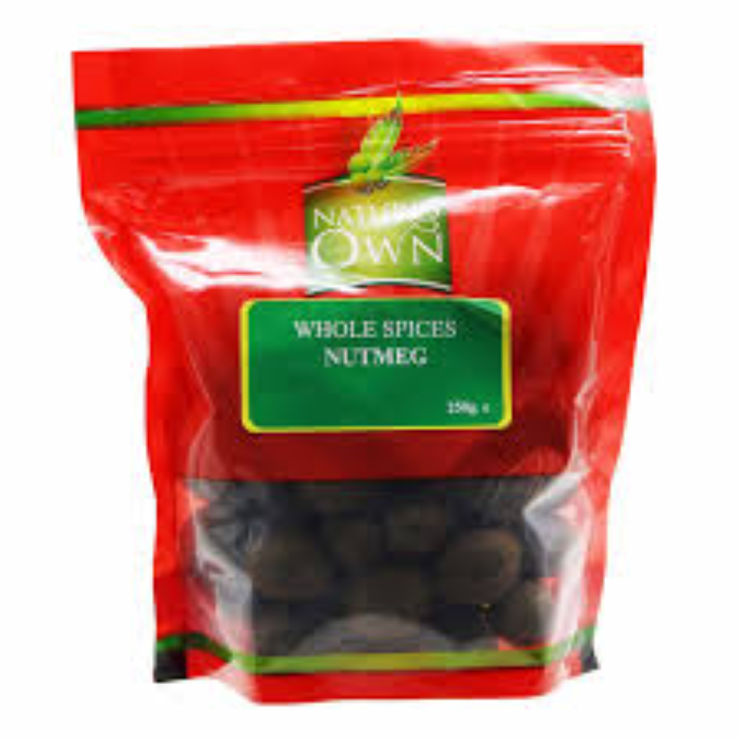 NATURES OWN NUTMEG WHOLE 500G